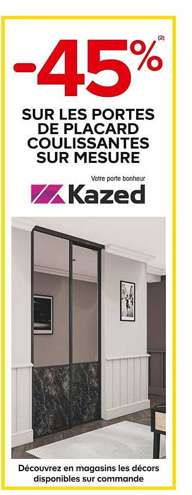 les portes de placard coulissantes sur mesure kazed