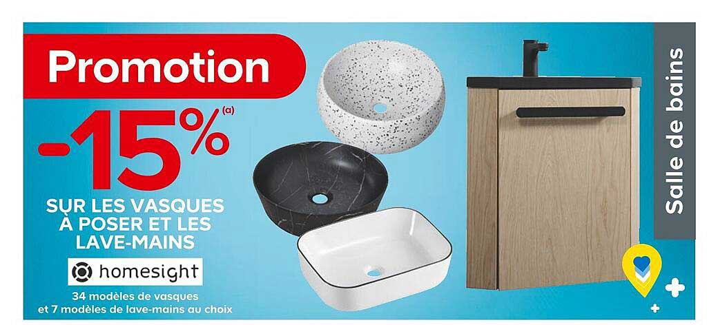les vasques à poser et les lave-mains homesight