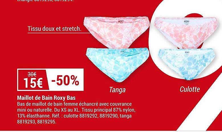Maillot De Bain Roxy Bas