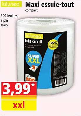 maxi essuie-tout compact lalynea