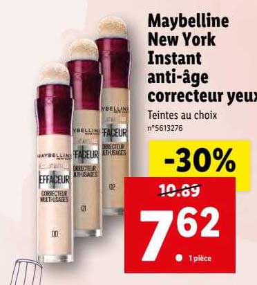 maybelline new york instant anti-âge correcteur yeux