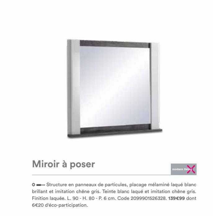 miroir à poser modern living