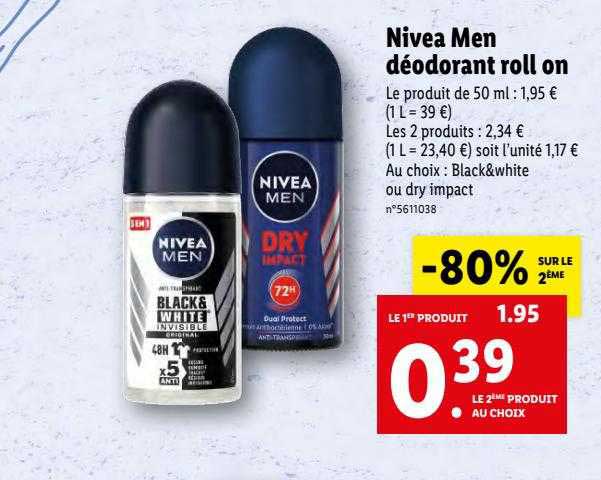nivea men déodorant roll on