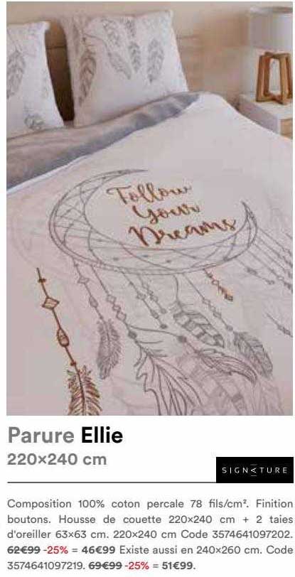 parure ellie 220 x 240 cm signature