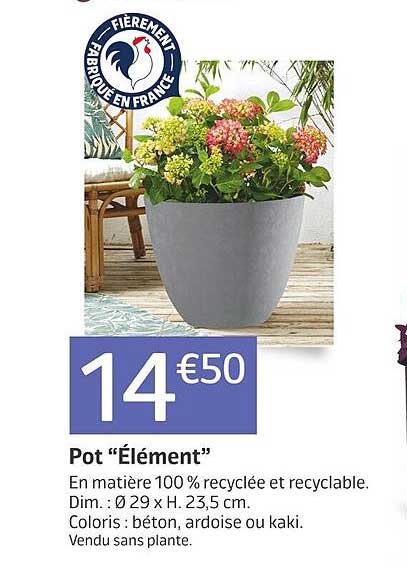 Pot "élément"