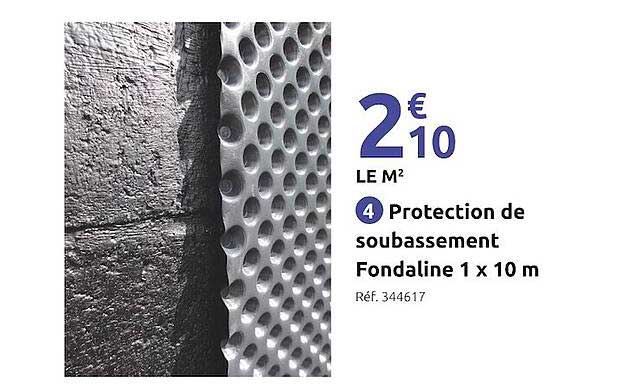 Protection De Soubassement Fondaline 1 X 10m