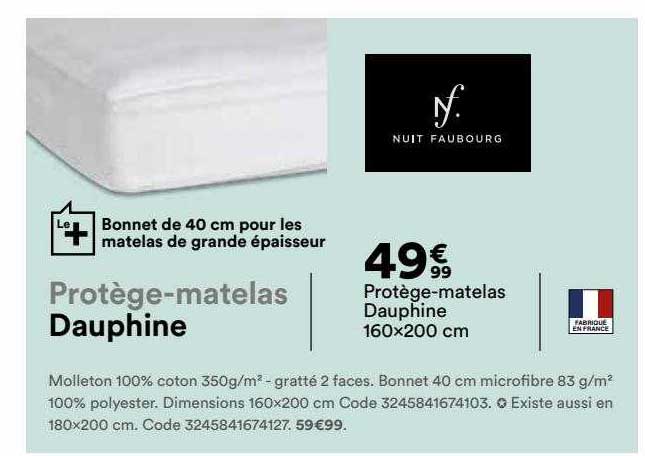 protege-matelas dauphine