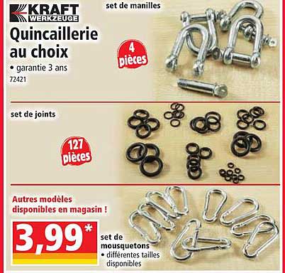 quincaillerie au choix kraft werkzeuge