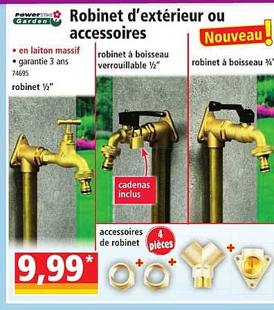 Robinet D'extérieur Ou Accessoires Powertec Garden