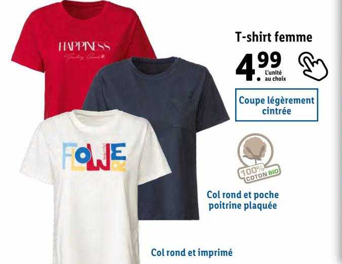 t-shirt femme
