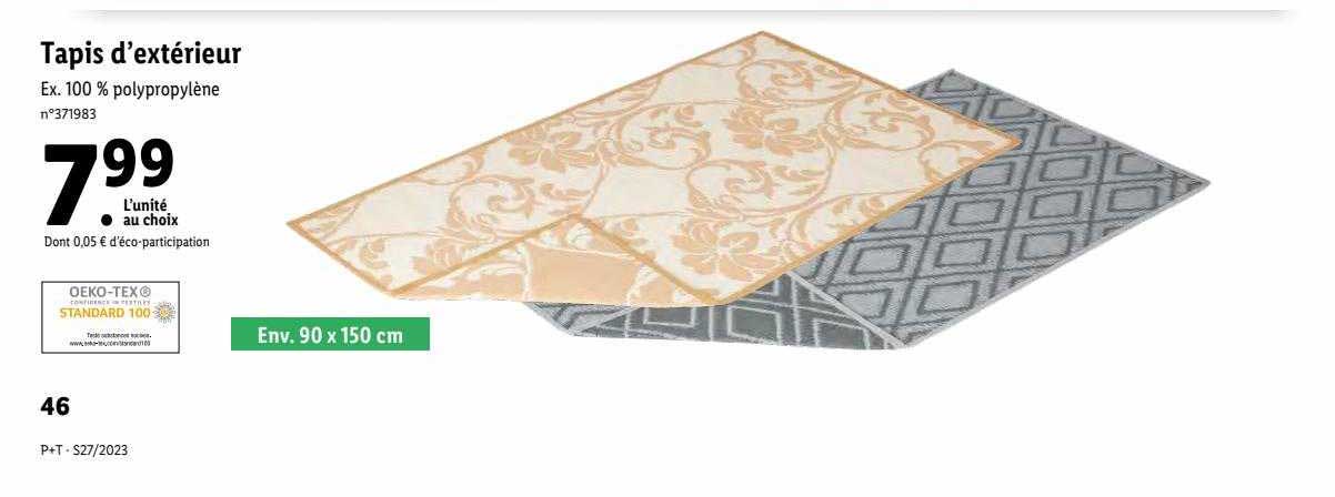 tapis d'extérieur