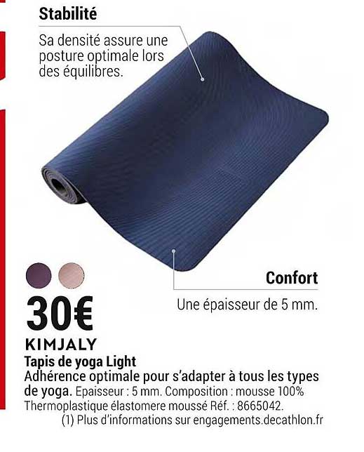 Tapis De Yoga Light Kimjaly