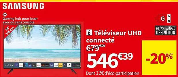 Téléviseur Uhd Connecté Samsung