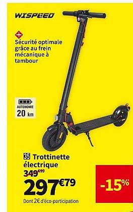 Trottinette électrique Wispeed