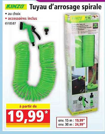 Tuyau D'arrosage Spirale Kinzo