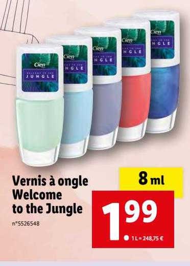 vernis à ongle welcome to the jungle