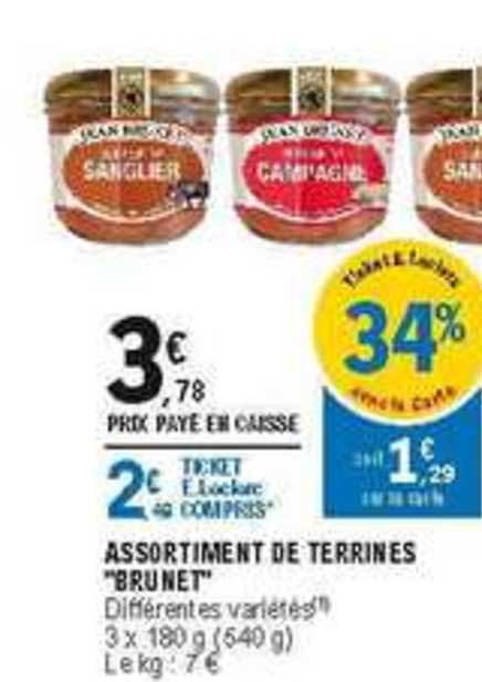 Assortiment De Terrines Brunet