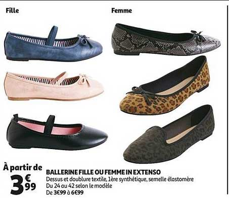 ballerine fille ou femme in extenso