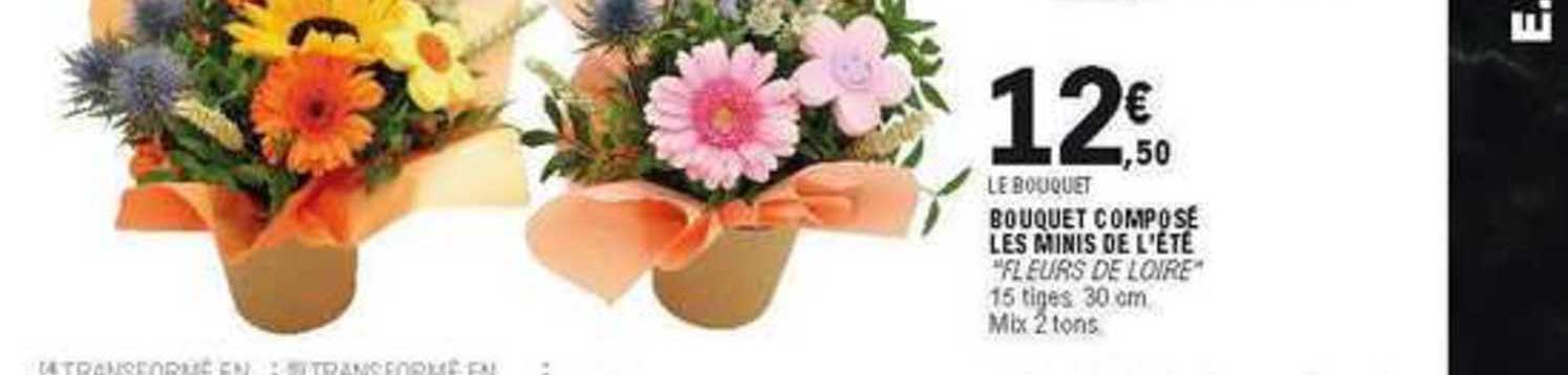 bouquet composé les minis de l'été