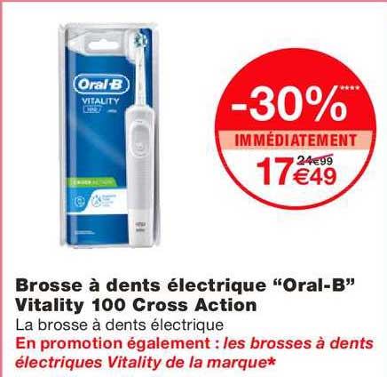 Brosse à Dent électrique Oral B Vitality 100 Cross Action