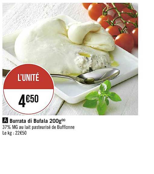 burrata di bufala 200g