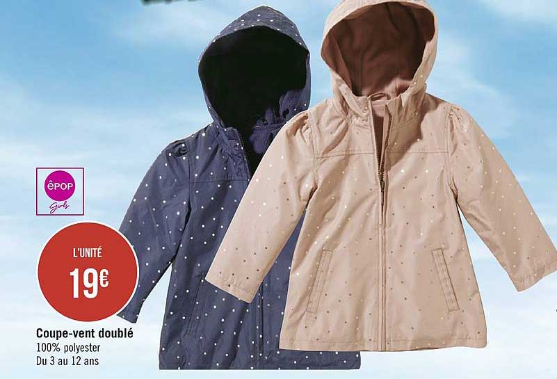 coupe vent doublé êpop