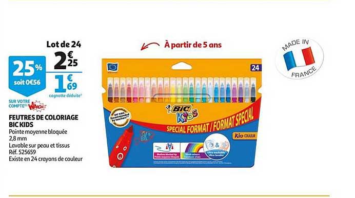 Feutres De Coloriage Bic Kids