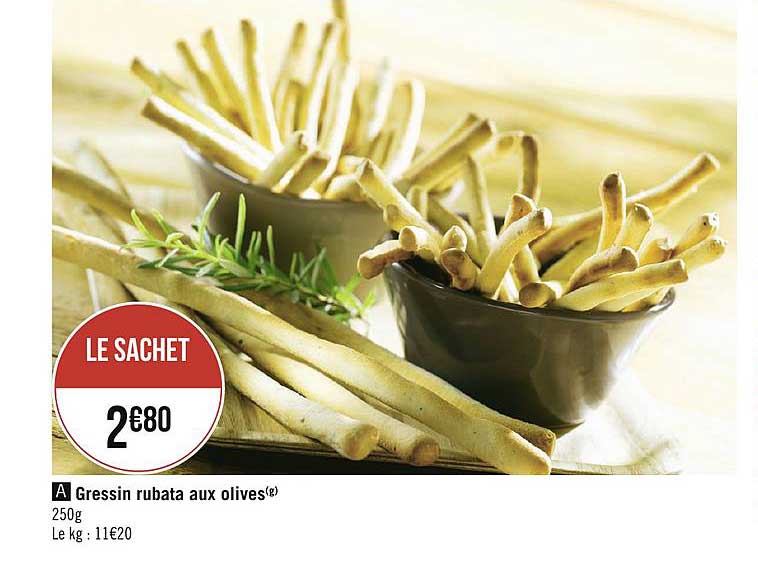 Gressin Rubata Aux Olives