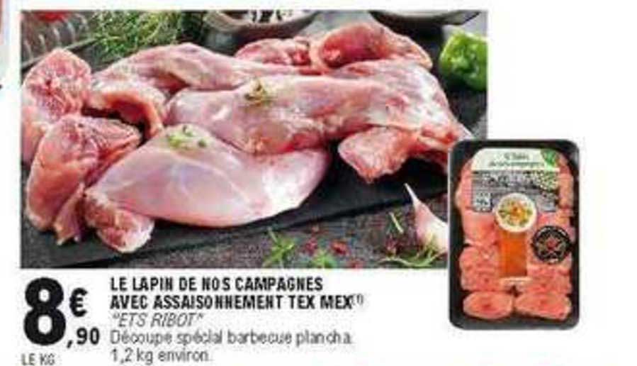 le lapin de nos campagnes avec assaisonnement tex mex