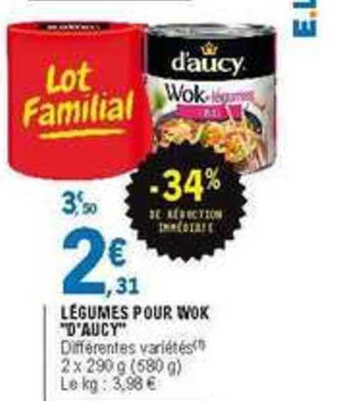 Légumes Pur Wok D'aucy -34% De Réduction Immédiate
