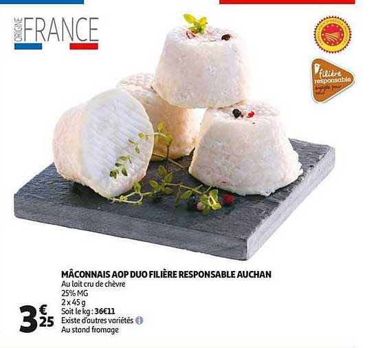 Mâconnais Aop Duo Filière Responsable Auchan