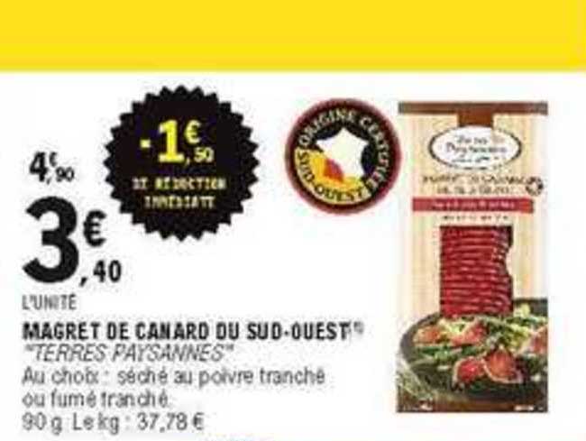magret de canard du sud ouest