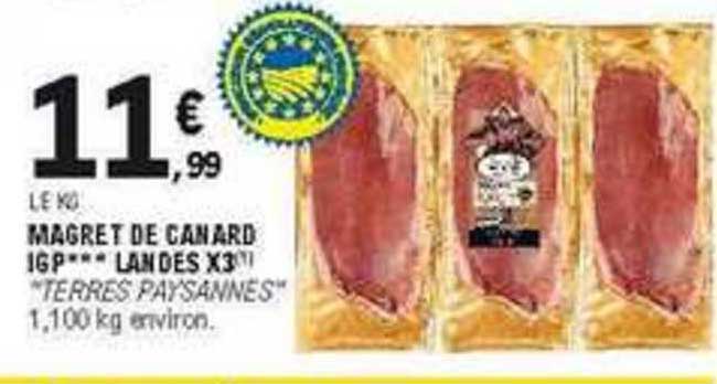 Magret De Canard Igp Landes X3