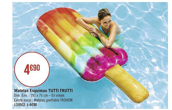 matelas esquimau tutti frutti