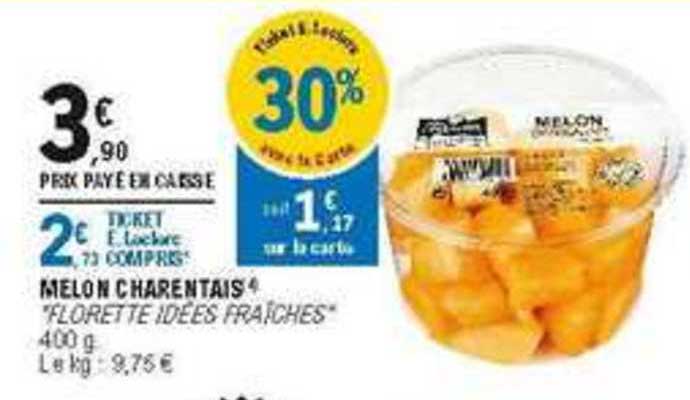 melon charentais florette idées fraîches