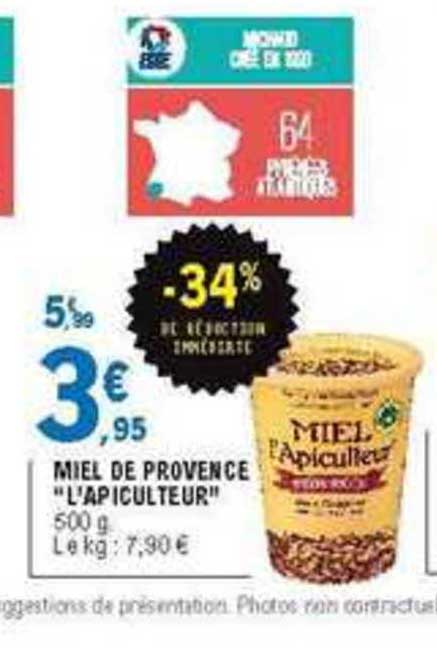 Miel De Provence L'apiculteur -34% De Réduction Immédiate