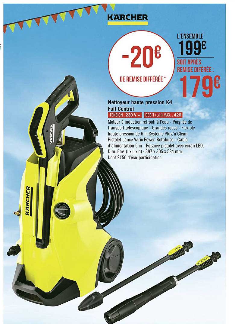 nettoyeur haute pression k4 full control kärcher