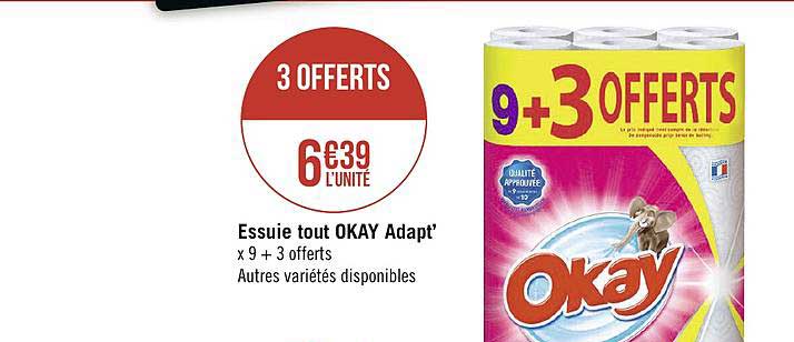 okay adapt' essuie tout