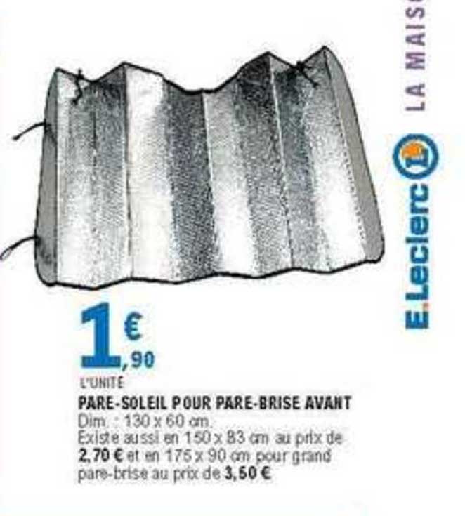 pare soleil pour pare brise avant