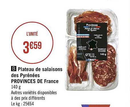 Plateau De Salaisons Des Pyrénées Provinces De France