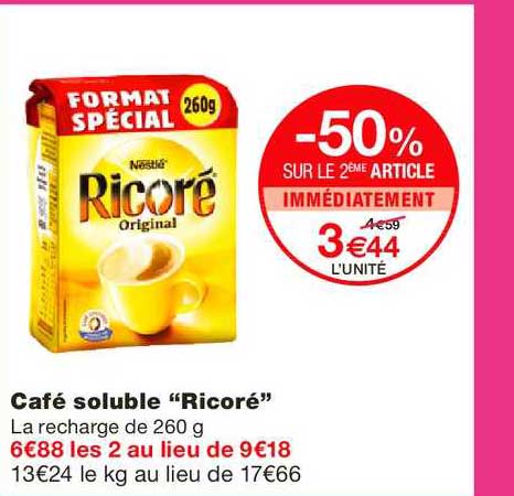 Ricoré Original Nestlé Café Soluble