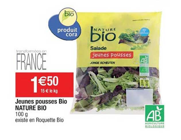 salade jeunes pousses bio nature bio