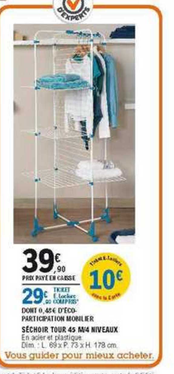 Séchoir Tour 45 M 4 Niveaux