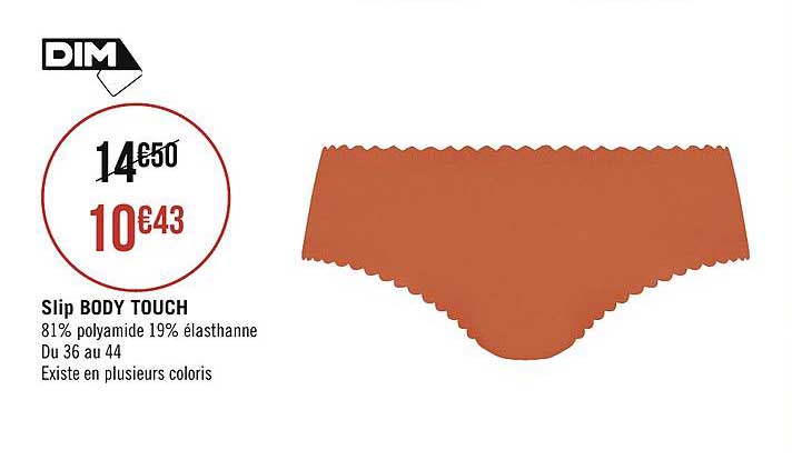 Slip Body Touch Dim