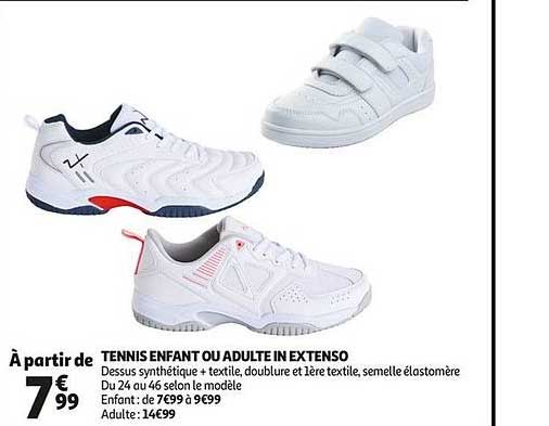 tennis enfant ou adulte in extenso