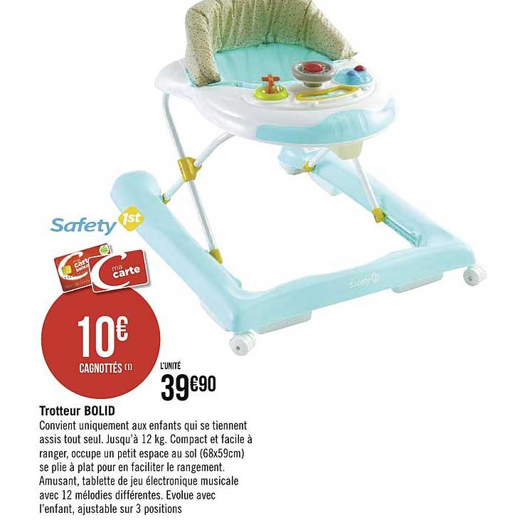 Trotteur Bolid Safety