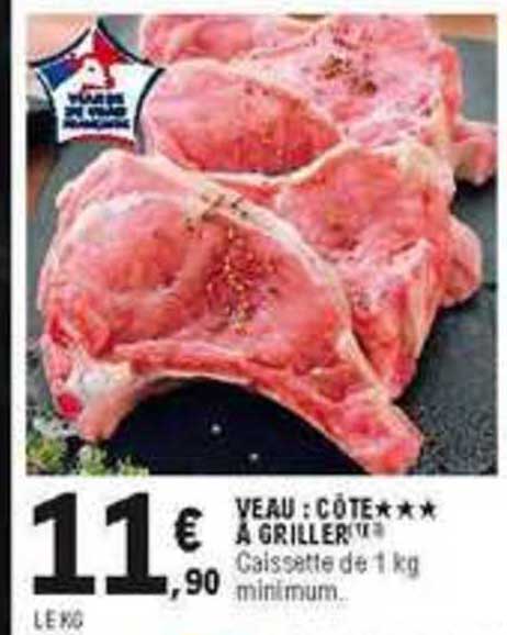 Veau Côte à Griller