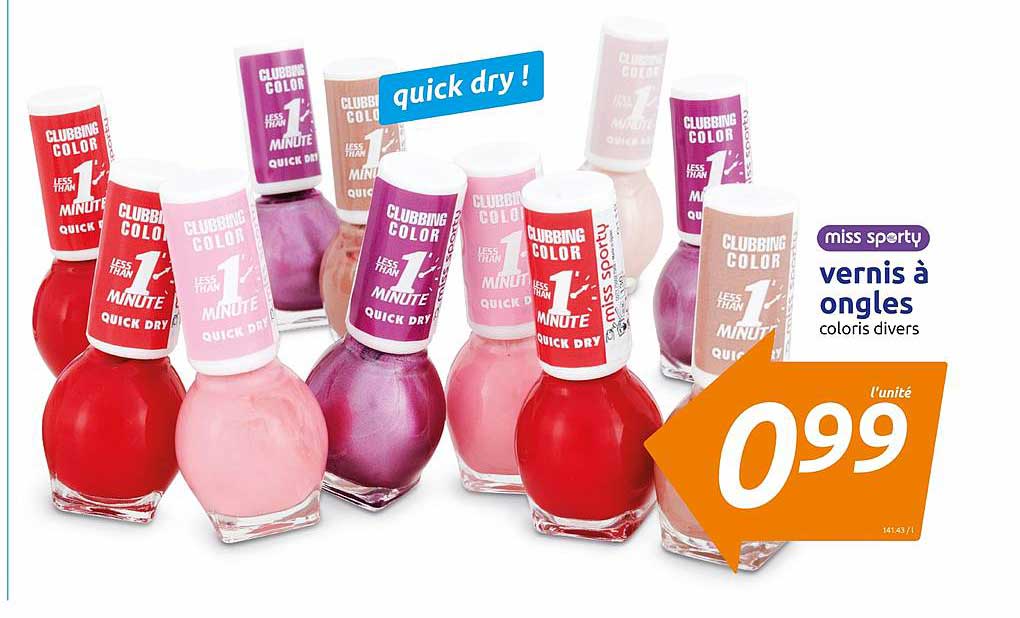 vernis à ongles miss sporty