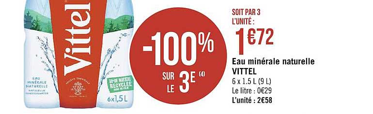 Vittel Eau Minérale Naturelle