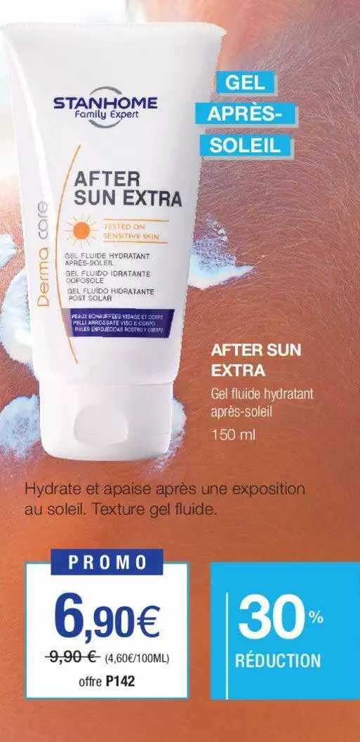 after sun extra gel fluide hydratant après-soleil